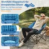 Sekey 2er Set Klappstuhl Gepolstert Camping Klappsessel XXL Produktbild-Vorschau 5