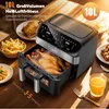 Heißluftfritteuse 10L | Air Fryer XXL Variabel für Einzel Produktbild-Vorschau 6