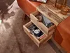 FineBuy Banc de gymnastique marron avec tiroirs 120x56x30 Voir les images du produit 5