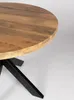 Zita Home Esstisch 110cm rund echtes Massivholz mit Produktbild-Vorschau 7
