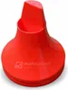 Tabouret sablier en plastique, produit poli, rouge Voir les images du produit 4