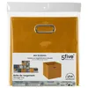Stoffkorb 31x31cm "mix n modul" senfgelb - 5 five simply Produktbild-Vorschau 9