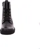 A black leather boot is shown from the front against a white background. Produktbild-Vorschau