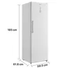 Heinner HFF-M272NFCE++ Gefrierschrank 272L, Convertible, No Produktbild-Vorschau 3