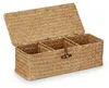 Relaxdays Aufbewahrungsbox mit Deckel, Seegras Korb mit 3 Produktbild-Vorschau 9