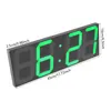 Nástěnné hodiny 45*16*2,5 cm Černé digitální hodiny LED s Náhled obrázku produktu 5