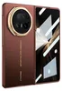 A folded smartphone case with a camera module and screen visible. Produktbild-Vorschau