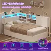 Lit rembourré AODEMOKO 90x200 cm, lit pour adolescents avec Voir les images du produit 3