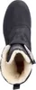 A top-down view of a black boot with white fur lining. Anteprima dell’immagine prodotto
