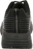 The back view of a black work shoe. Produktbild-Vorschau