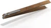 A pair of wooden tongs with metal tips, shown against a white background. Produktbild-Vorschau