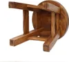 Blumenhocker Beistelltisch Rundhocker Hocker aus Holz Produktbild-Vorschau 2