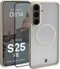 Schutzhülle mit Magnetring + gehärtetem Glas für Galaxy S25 Produktbild-Vorschau 1