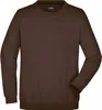James & Nicholson Sweatshirt Round Sweat Heavy braun Größe Produktbild-Vorschau 1