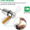 USB ventilátor s funkcí hodin a displejem zobrazujícím Náhled obrázku produktu 3