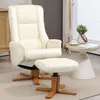 HOMCOM Relaxsessel mit Hocker, Fernsehsessel mit Produktbild-Vorschau 2