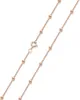 MATERIA Kugel Kette Damen Rosegold - 925 Silber Halskette Produktbild-Vorschau 1