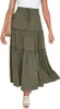 ASKSA Femme Elégante Maxi Jupe Elastique taille haute Voir les images du produit 1