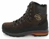 A single brown hiking boot is shown against a white background. Podgląd zdjęcia produktu