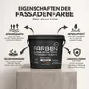 Farben Manufaktur Silikonharz-Fassadenfarbe – Schwarzgrau Produktbild-Vorschau 3