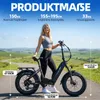 Skladacie elektrobicykle s LCD displejom, 48 V, 18 Ah, 20 × Náhľad obrázku produktu 17