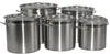 Casseruola in acciaio inox con bordo rinforzato e coperchio Anteprima dell’immagine prodotto 4