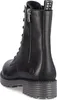A black leather lace-up boot with a thick sole. Produktbild-Vorschau