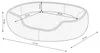 Dehner Lieblinge Hundebett und Katzenbett Sammy, oval, ca. Produktbild-Vorschau 4