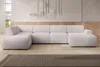 AX LIVING Canapé XXL en forme de U Didim creme 378cm de Voir les images du produit 2
