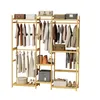 Portant à Vêtements en Bambou 177x41,5x196 cm – Armoire Voir les images du produit 2