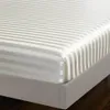 Satin Spannbetttuch 200x200 cm Beige-Weiß Bettlaken Produktbild-Vorschau 4