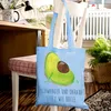 Mr. & Mrs. Panda Tote Bag Avocado Schwangerschaft - Sky Produktbild-Vorschau 4