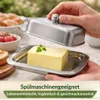 Maselnička z nehrdzavejúcej ocele s matným viečkom, vhodná Náhľad obrázku produktu 6