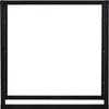 ML-Design Kaminholzregal aus Metall, 100x100 cm, Schwarz, Produktbild-Vorschau 2