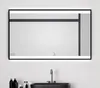 Badspiegel mit Beleuchtung Talos Black Shine 120 x 70 cm Produktbild-Vorschau 8