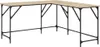 vidaXL Schreibtisch Sonoma-Eiche 149x149x75 cm Produktbild-Vorschau 1