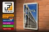 Blechschild Reise 20x30cm Segovia Spain römische Aquädukte Produktbild-Vorschau 3