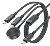 Kabel 3w1 Acefast C6-11 USB-C - 2x USB-C / Qi 480Mb/s 100W Podgląd zdjęcia produktu 2