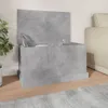 vidaXL Truhla betonová šedá 70x40x38 cm odvozený dřevěný Náhled obrázku produktu 2