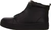 Side view of a black high-top sneaker with a platform sole. Anteprima dell’immagine prodotto