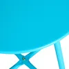 Homestyle4u Beistelltisch Gartentisch Blau Metall Tisch Produktbild-Vorschau 8
