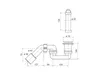 SANIT Ablaufgarnitur 826 mit Standrohr, 70 x 120 mm Produktbild-Vorschau 2