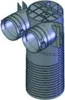 Helios FRS-DWK 2-75/125 Decken-/Wandkasten DN 125 u. 2 x DN Produktbild-Vorschau 1