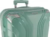 A close-up view of the top of a green suitcase. Anteprima dell’immagine prodotto