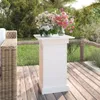 vidaXL Stojan na kvety biely 40x40x60 cm Masívne borovicové Náhľad obrázku produktu 2