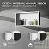 LuxeBath Wandnische aus Edelstahl, 60x30x10 cm, Silber, Produktbild-Vorschau 3