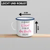 Trendation - Lustige Emaille Tasse Ich Bin Nicht Klein Ich Produktbild-Vorschau 3