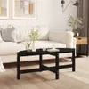 vidaXL Couchtisch Schwarz 118x63x45 cm Massivholz Kiefer -  Produktbild-Vorschau 10