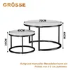 okwish 2-in-1-Couchtisch Tischplatte in Marmoroptik, Produktbild-Vorschau 7