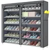 Schuhschrank Faltschrank Stoffschrank 120x30x110cm Produktbild-Vorschau 1